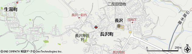 島根県浜田市長沢町1654周辺の地図