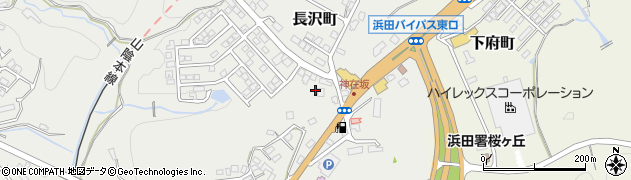 島根県浜田市長沢町1524周辺の地図