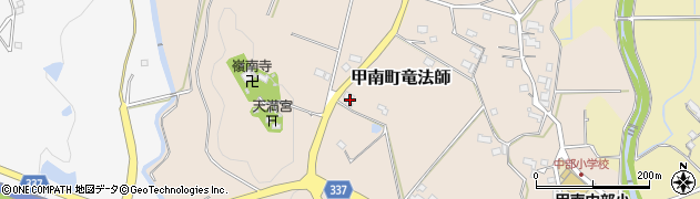 滋賀県甲賀市甲南町竜法師949周辺の地図