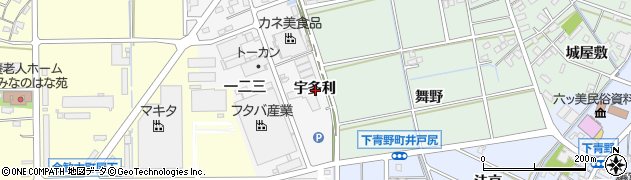 愛知県岡崎市高橋町宇多利周辺の地図