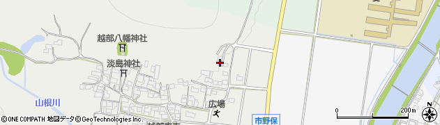 兵庫県たつの市新宮町市野保22周辺の地図
