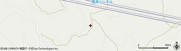 愛知県新城市乗本（曲り坂）周辺の地図