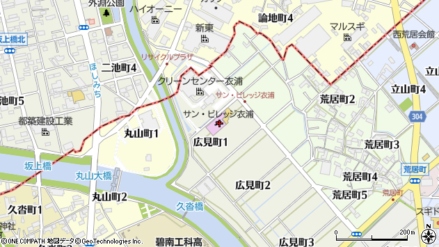 〒447-0067 愛知県碧南市広見町の地図