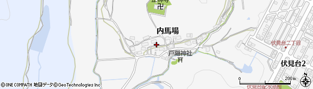 兵庫県猪名川町（川辺郡）内馬場（西垣内）周辺の地図