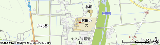姫路市立　林田小・放課後児童クラブ周辺の地図