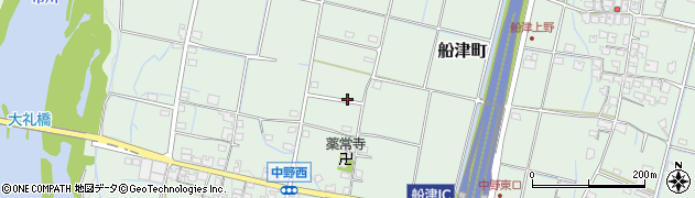 兵庫県姫路市船津町周辺の地図