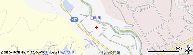 愛知県新城市片山（明神谷）周辺の地図