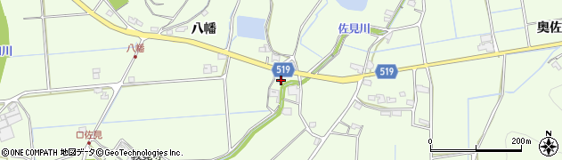 兵庫県姫路市林田町八幡336周辺の地図