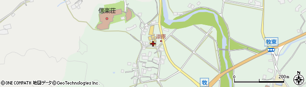 滋賀県甲賀市信楽町牧1297周辺の地図