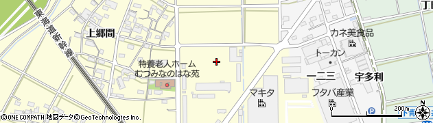 愛知県岡崎市合歓木町周辺の地図
