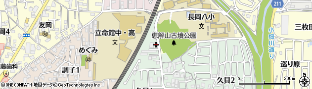 恵解山ハイツ周辺の地図