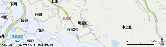 兵庫県宝塚市長谷（川原田）周辺の地図