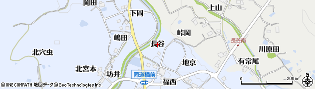 兵庫県宝塚市大原野（長谷）周辺の地図