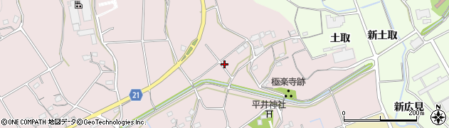 愛知県新城市上平井（古御堂ノ入）周辺の地図