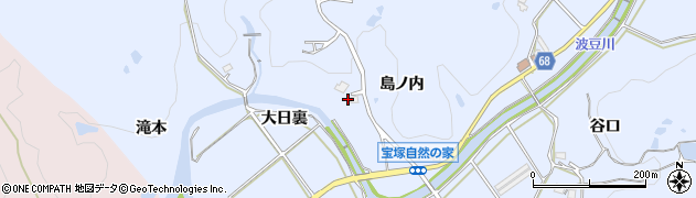 兵庫県宝塚市大原野島ノ内35周辺の地図
