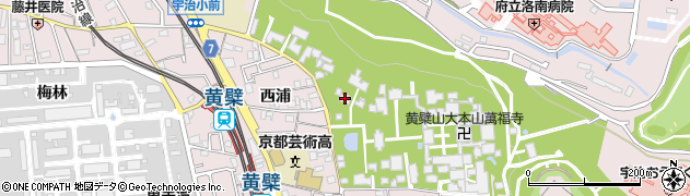 黄檗山紫雲院周辺の地図