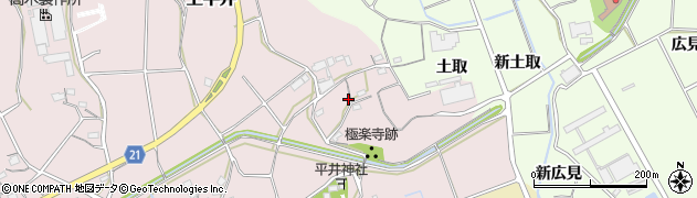 愛知県新城市上平井175周辺の地図
