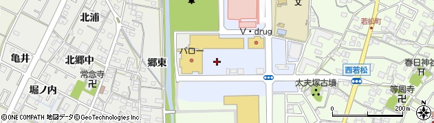 愛知県岡崎市針崎町（太夫縄手）周辺の地図