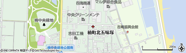 三重県四日市市楠町北五味塚2303周辺の地図