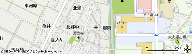 愛知県岡崎市野畑町北浦1周辺の地図
