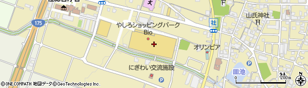 イオン社店周辺の地図
