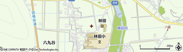 兵庫県姫路市林田町周辺の地図