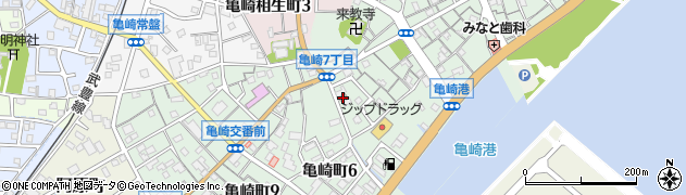 半田亀崎郵便局 ＡＴＭ周辺の地図