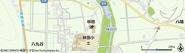 林田周辺の地図
