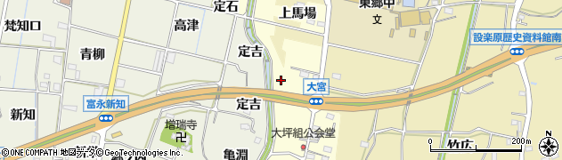 愛知県新城市大宮（宮川）周辺の地図