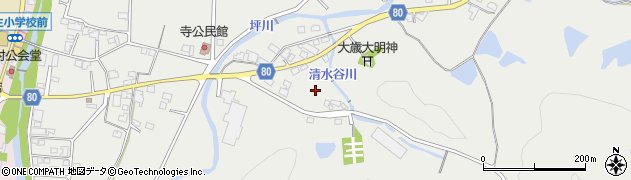 兵庫県姫路市夢前町寺周辺の地図