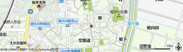 愛知県安城市姫小川町姫138周辺の地図