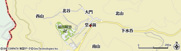 京都府長岡京市浄土谷（堂ノ前）周辺の地図