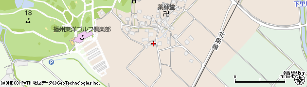 兵庫県加西市東横田町453周辺の地図