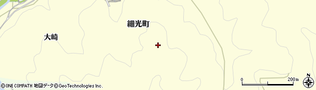愛知県岡崎市細光町（細野前）周辺の地図