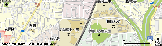 成安公園周辺の地図