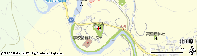 兵庫県猪名川町（川辺郡）北田原（寺ノ前）周辺の地図