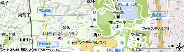 岡崎市役所　南公園交通広場周辺の地図