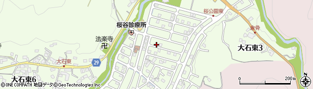 滋賀県大津市大石東4丁目周辺の地図