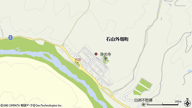 〒520-0868 滋賀県大津市石山外畑町の地図