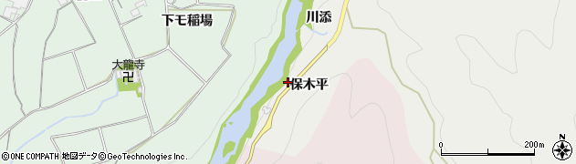 愛知県新城市乗本（保木平）周辺の地図