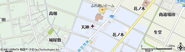 愛知県岡崎市下青野町天神20周辺の地図