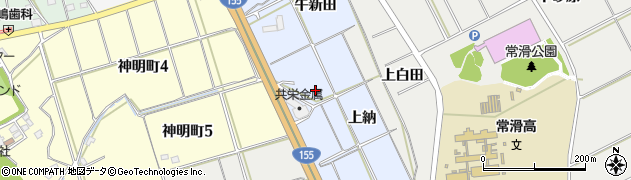 愛知県常滑市榎戸周辺の地図