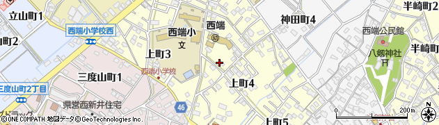 愛知県碧南市上町周辺の地図