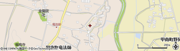 滋賀県甲賀市甲南町竜法師62周辺の地図