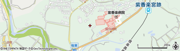 滋賀県甲賀市信楽町牧1033周辺の地図