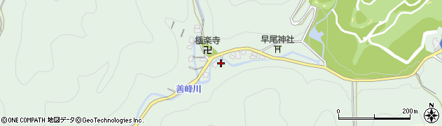 大阪府三島郡島本町大沢周辺の地図
