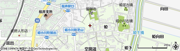 愛知県安城市姫小川町姫157周辺の地図