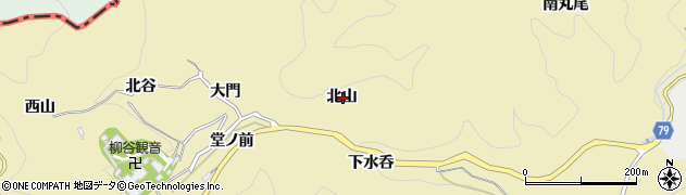 京都府長岡京市浄土谷北山周辺の地図