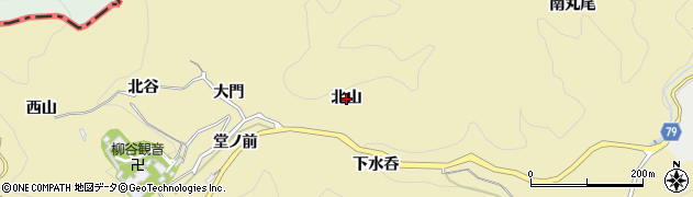 京都府長岡京市浄土谷（北山）周辺の地図