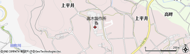 愛知県新城市上平井589周辺の地図